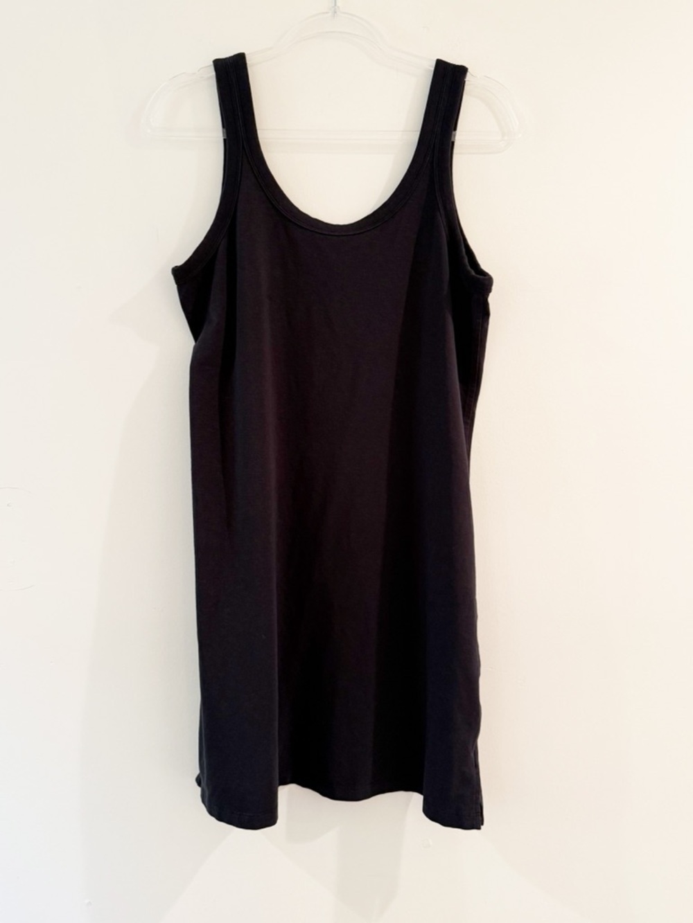 Lululemon Classic-Fit Cotton-Blend Black Scoop Dress - Picture 3 of 10